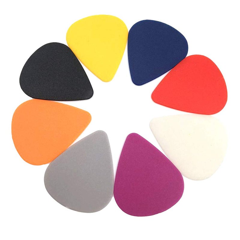lasenersm 50 Pieces Multicolor Guitar Picks Premium Plastic Guitar Picks for Acoustic Electric Guitars Bass or Ukulele(Thickness 0.75 mm) - Image 1